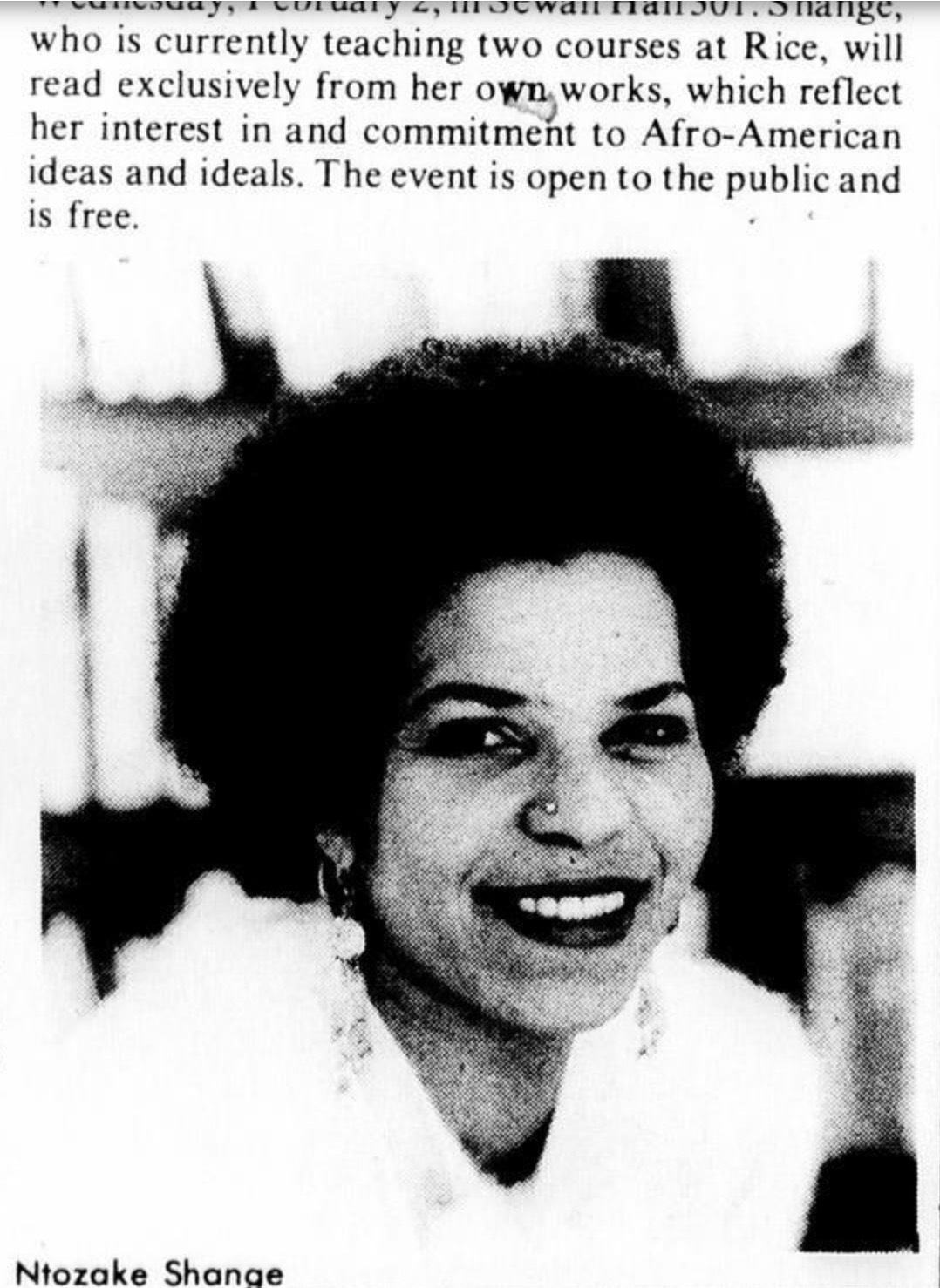 Ntozake Shange in 1983